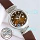 Swiss Copy Omega De Ville Ladymatic 34mm Leather Strap Gradient Blue Dial Watch (9)_th.jpg